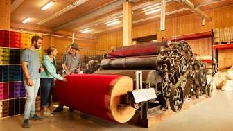 Wolle angefertigt im Spycher Handwerk in Huttwil