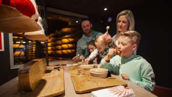 Königsweg bei der Schaukaeserei im Emmental