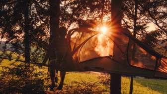 Übernachten Baumzelt