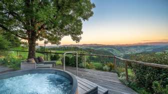 Hotel Moosegg Hotpot Abend