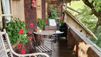 Ferien im Gotthelf-Stöckli, Terrase